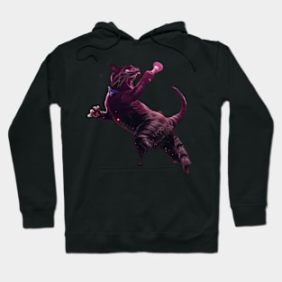 Cat Dinosaur Escape Hoodie